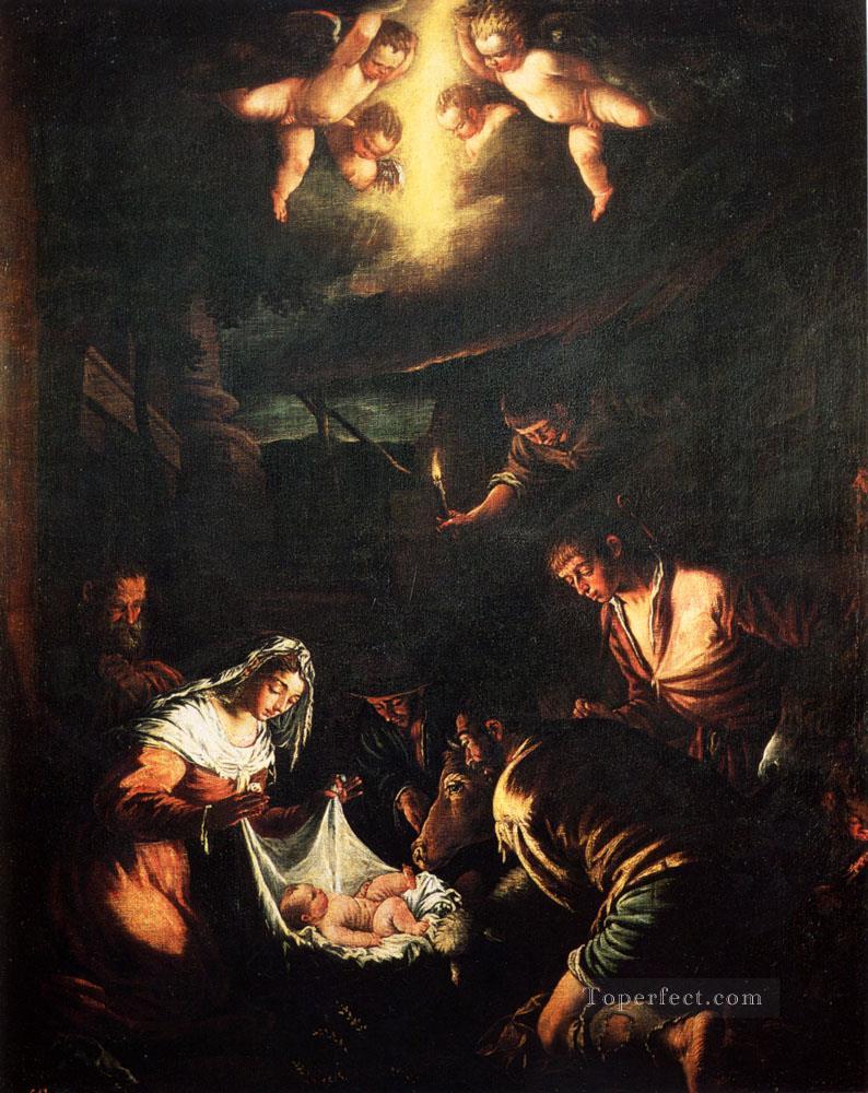 The Adoration Of The Shepherds Jacopo Bassano Oil Paintings